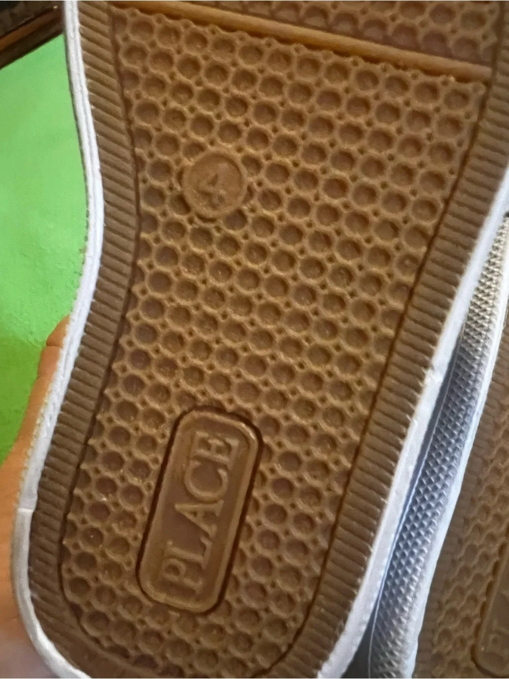 The Children's Place Navy High-Top Sneakers with Tan Accent
